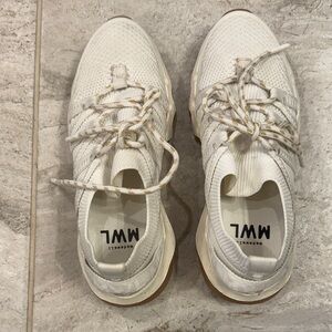 Madewell White Knit Sneakers